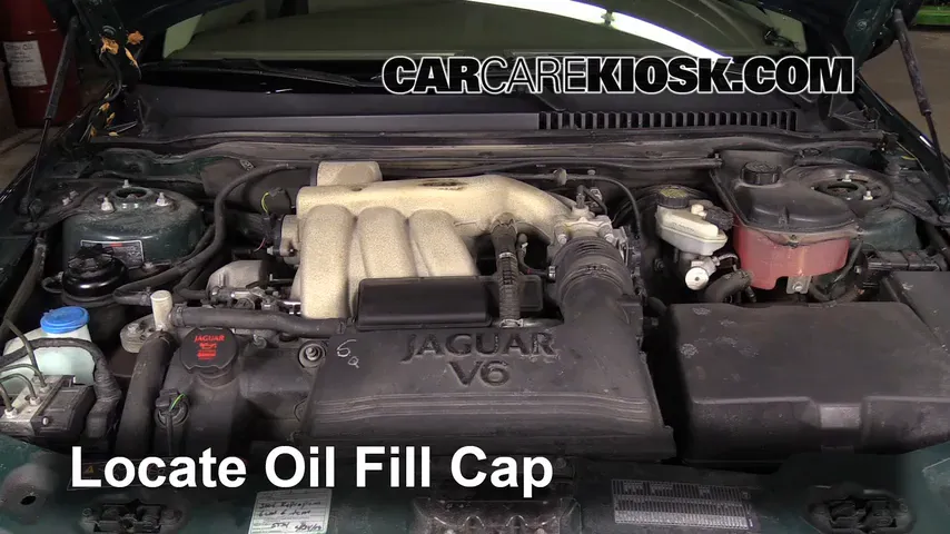 2005 Jaguar X-Type 3.0L V6 Sedan Huile Ajouter de l'huile